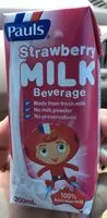 Mängden socker i Strawberry milk beverage