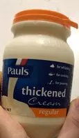 Mängden socker i Thickend cream