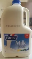 Mängden socker i SA full cream milk