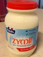 Mängden socker i Light thickened cream lactose free