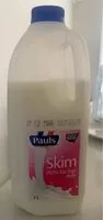 Mängden socker i Pauls Skim 99.9% Fat Free Milk