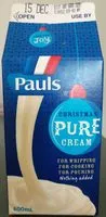 Mängden socker i Pure Cream