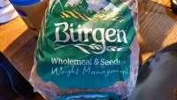 Mängden socker i burgen whole meal bread