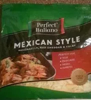 Mängden socker i Mozzarella red cheddar  and colby