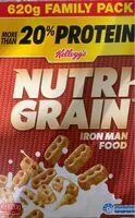 Mängden socker i Kellogs Nutrigrain