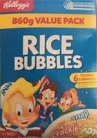 Mängden socker i RICE BUBBLES