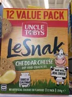 Mängden socker i Le Snak Cheddar Cheese Dip and Crackers