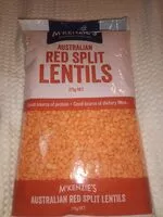 Mängden socker i McKenzie's Australian Red Split Lentils