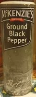 Mängden socker i Ground Black Pepper