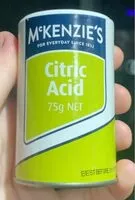 Mängden socker i Citric acid