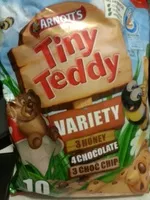 Mängden socker i Arnott's Tiny Teddy Variety