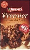 Mängden socker i Arnott's Premier Choc Chip Biscuits 310G