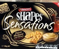 Mängden socker i Shapes sensations dijon mustard and honey with popy seeds