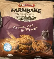 Mängden socker i Farmbake Crunchy Oat & Fruit Biscuits