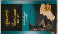 Mängden socker i Sourdough crisps cracked pepper and thyme