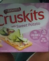 Mängden socker i Cruskits with sweet potato