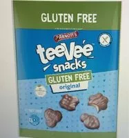 Mängden socker i Arnotts gluten free tee vee snacks original biscuits
