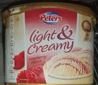 Mängden socker i Light & creamy raspberry ripple