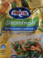 Mängden socker i Steamfresh Beans, Carrot and Broccoli