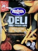 Mängden socker i Deli Sweet Potato Chips Seasoned with Paprika