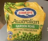Mängden socker i Australian garden peas