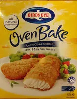 Mängden socker i OvenBake 6 Original Crumb Wild Caught Fish Fillets