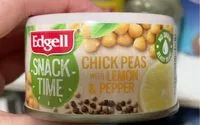 Mängden socker i Snack time chickpeas lemon & pepper