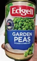 Mängden socker i garden peas picked and shelled