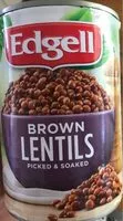 Mängden socker i Brown lentils