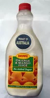 Mängden socker i Orange & mango juice