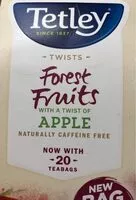 Mängden socker i Tetley forest fruits