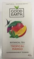Mängden socker i Botanical Tea Tropical Mango