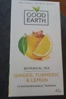 Mängden socker i Botanical Tea Ginger turmeric lemon
