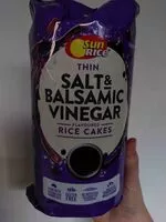 Mängden socker i Thin Salt & Balsamic Vinegar Flavoured Rice Cakes
