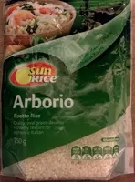 Mängden socker i Arborio Risotto Rice