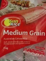 Mängden socker i Medium Grain Rice
