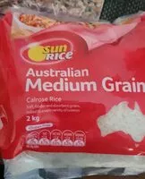 Mängden socker i White medium Rice