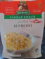 Mängden socker i Alfredo