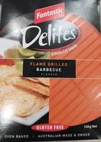 Mängden socker i Deletes Flame Grilled BBQ oven baked rice crisps