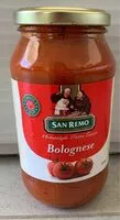 Mängden socker i Bolognaise