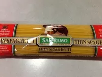 Mängden socker i Thin Spaghetti