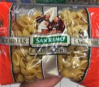 Mängden socker i Large shells