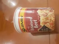 Mängden socker i Braised Beef Noodle Cup