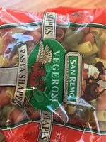 Mängden socker i San remo vegeroni Shapes 375g pasta