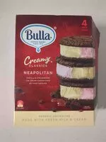 Mängden socker i Creamy Classics Neapolitan Ice Cream Sandwich
