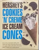 Mängden socker i Hershey’s Cookies ‘n’ creme ice cream cones