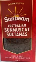 Mängden socker i Australian sunmuscat