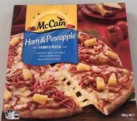 Mängden socker i Mccain Ham & Pineapple Family Pizza 500G