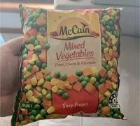 Mängden socker i Mixed vegetables