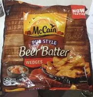 Mängden socker i Beer batter wedges